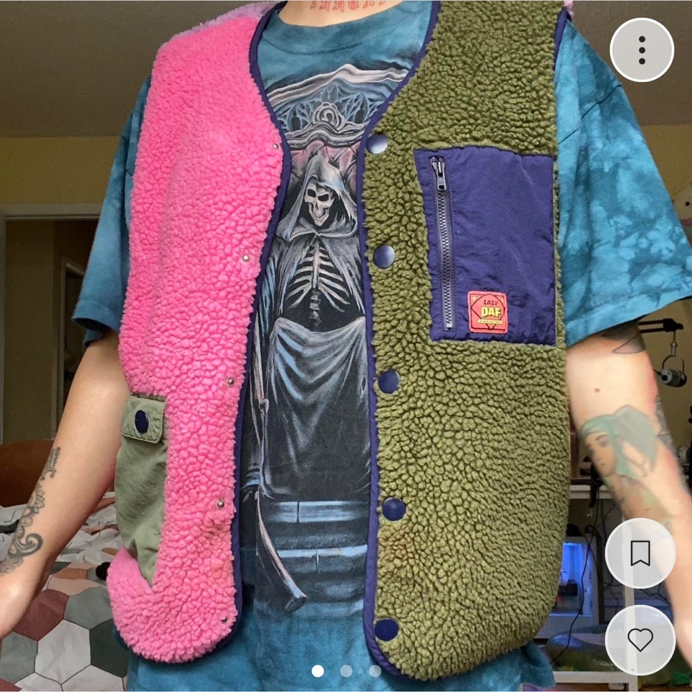 Lazy Oaf Color Block Vest (Repop!) - image 4
